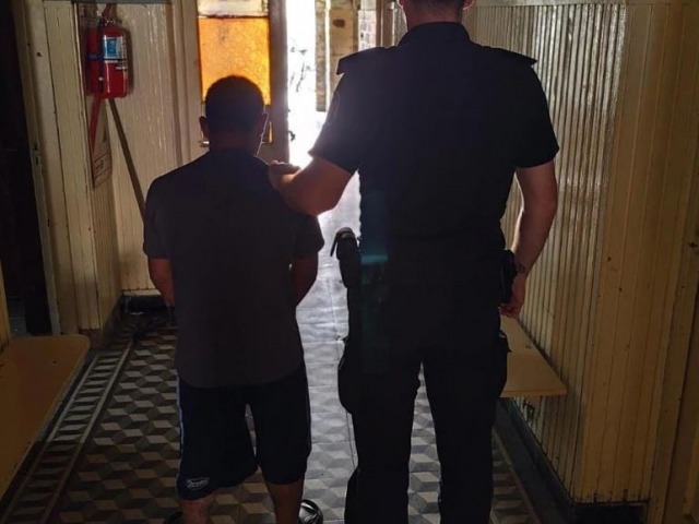 Rob, lo detuvieron y va a la crcel